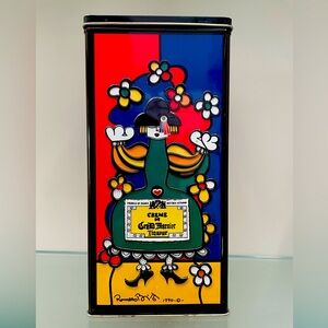 Vintage Romero Britto Tin